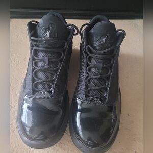 The Size 9 Nike Air Jordan Max 2 Triple Black Basketball Men Sneakers